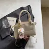 Bolsa Quadrada Pequena Estilo Novo Primavera 2026, Grande Capacidade, Bolsa Feminina Nicho Retrô, Bolsa Transversal de Ombro para o Trabalho