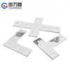 Placa de Conexión Cruzada en Forma de L y T Guwanki Pieza de Conexión en Esquina para Perfil de Aluminio 3030/4040 Pieza de Ángulo Recto Placa de Refuerzo