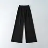 RY2684-2026 Primavera/Verano Nuevos Pantalones de Pierna Ancha Rectos de Moda Estilo Europeo y Americano Pantalones Casuales Sexy