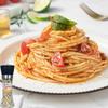 Sal marina, pimienta negra, mezcla para moler, condimento para pasta de carne occidental, botella para moler, limón, sal marina, pimienta negra