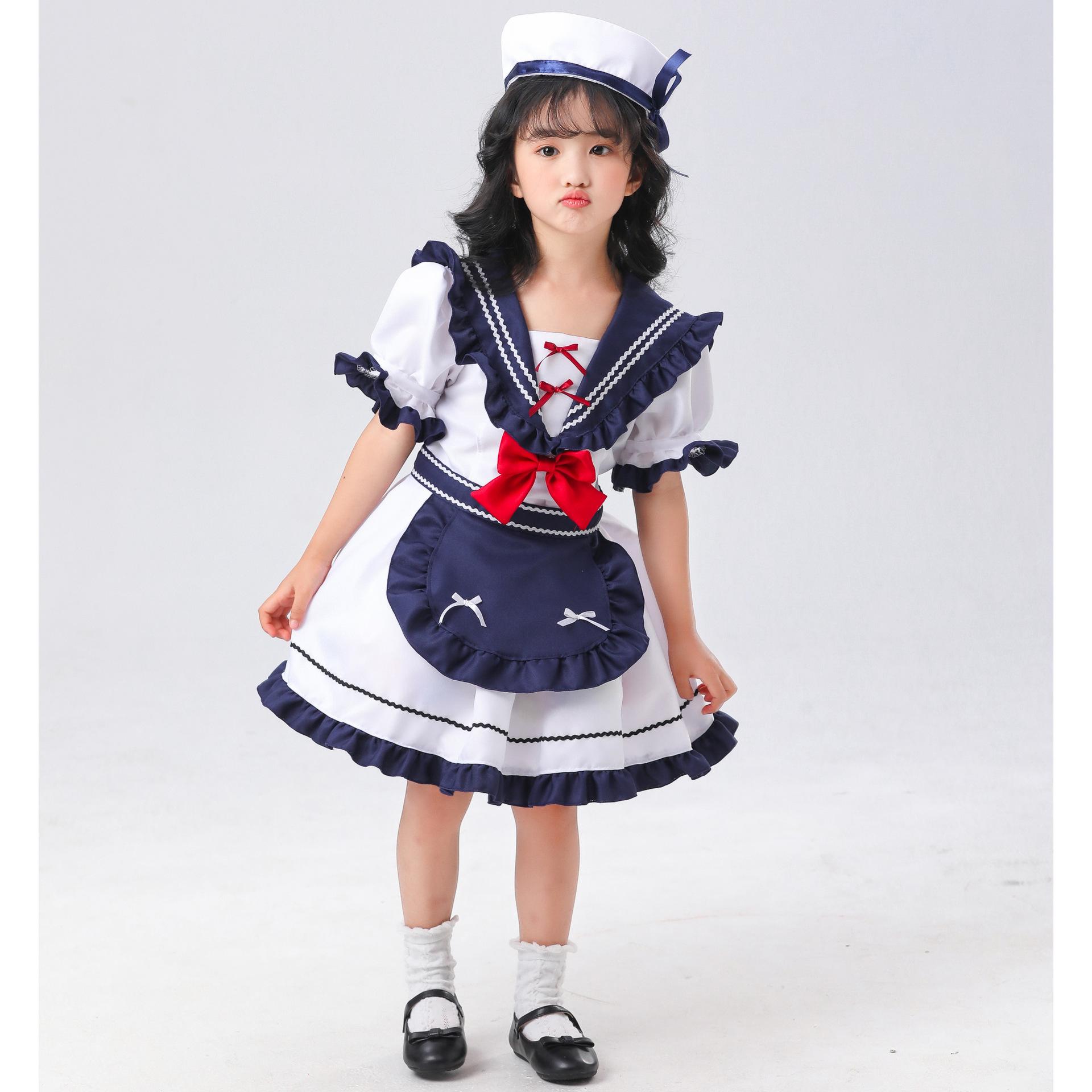 2034童装 帽子 连衣裙 围裙 蝴蝶结 (3).JPG