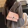 Bolsas Populares Deste Ano 2024 Nova Moda Bolsa de Ombro Outono e Inverno Bolsa de Corrente Super Quente Bolsa Transversal de Alto Padrão Bolsa Feminina