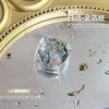 Papel de Foil Dorado K Estilo Japonés Brillante Popular Joyería para Uñas Láser Plata Hojuela de Estaño Fragmentos Pequeños Pegatina Lentejuela para Uñas Decoración