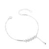 Pulsera de Espiga de Trigo para Mujer, Diseño de Hoja Estilo Bosque Nuevo, Fresca y de Moda, Versátil, Diseño de Nicho, Joyería de Hoja de Gama Alta
