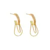 Pendientes Metálicos con Borlas para Mujer, Lujo Ligero, Gama Alta, Elegantes, Pendientes Exagerados, Nuevos Pendientes de Estilo de Moda para el Año