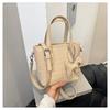 Bolsa Transversal Simples Retrô de Verão 2025 Estilo Ocidental Simples Casual Bolsa Balde Bolsa de Mão da Moda para Mulheres