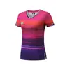 Uniformes de Tênis de Mesa Estilo Novo para Homens e Mulheres, Camisas de Tênis de Mesa de Manga Curta de Verão para Estudantes e Crianças, Uniformes de Competição e Treinamento, Secagem Rápida e Respirável 208