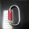 Mosquetón de yoga aéreo para escalada en roca al aire libre, descenso, bloqueo de alambre en forma de D, bloqueo automático, bloqueo de montañismo Master Lock, gancho de seguridad