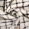 Bufanda Cuadrada Simple Blanca y Negra Estilo Coreano de Invierno Estilo Japonés Estudiantil Moderna Clásica Retro Cálida Chal Exterior