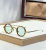 Rigon Moda Transfronteiriça Novo Metal Armação Pequena Redonda Estilo Punk Óculos de Sol Masculinos Proteção Solar ao Ar Livre Óculos de Sol Retro Jmm