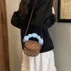 Linda Mochila Pequeña de Lunares para Mujer 2025 Nuevo Estilo Otoño e Invierno Mini Bolso para Labial Bolso Retro de Hombro Cruzado