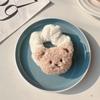 Invierno Nuevo lindo oso de dibujos animados anillo a presión Pulsera de juguete de peluche para niños Suministros decorativos creativos
