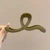 Novo Estilo de Presilha de Cabelo 2026 com Toque de Luxo, Piranha Floral Simples, Presilha de Garra Grande de Acrílico para Cabelos Grossos