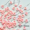 Flor Sólida de Colores de Tres Pétalos 6 mm Flor DIY Joyería Hecha a Mano Collar Pendientes Accesorios para Pasador Cuentas Sueltas Venta al Por Mayor