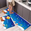 Tapete de cocina fresco de estilo americano, manta de noche, alfombra larga, tapete para puerta de entrada, tapete de corte completo, exportación transfronteriza