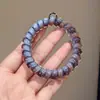 Goma para el pelo de alambre de teléfono con estampado de leopardo retro, alta elasticidad, banda de goma sin marcas para adultos, adecuada para coletas, simple y elegante, no daña el cabello
