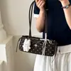 Bolsa de mão minimalista de nicho com bolinhas para mulheres, bolsa de ombro diária super popular para o verão de 2026, moda versátil coreana