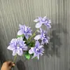 Gerbera Simulada de 5 Cabezas Salón de Bodas Pantalla para el Hogar Accesorios de Fotografía Diseño de Escena Guirnalda de Flores de Mano
