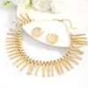 Collar de Borlas de Pescado Pequeño Estilo Nuevo Personalidad Exagerada Transfronterizo Za Set de Pendientes Sencillos con Hilo Moda Versátil Sensación de Alta Gama