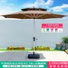 Guarda-sol de exterior, guarda-sol central, adequado para pátios exteriores, terraços, jardins, guarda-sóis grandes, expositores de lojas, cafés e uso comercial