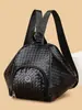 Mochila Transfronteriza Nueva Otoño e Invierno 2025 para Mujer de Gran Capacidad Bolso Cruzado de Hombro Tejido de Alta Calidad Mochila de Viaje