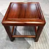 Nuevo Taburete Sólido de Madera Estilo Chino con Ensambles de Caja y Espiga, Adecuado para Mesas de Comedor en Casa, Taburetes Pequeños, Taburetes de Reserva, Taburetes de Té, Taburetes Cuadrados y Taburetes para Cambiar Zapatos