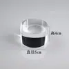 Suporte de exibição cilíndrico de acrílico, expositor de joias de alta transparência, base para cosméticos, suporte para modelos