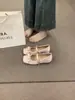 Zapatos Mary Jane de Satén con Lazo Cuadrado Estilo Coreano para Mujer 2026 Nuevo Estilo Aumentadores de Altura Estilo Suave Corte Bajo Zapatos Planos de Ballet