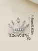 Botones metálicos pequeños estilo Chanel con incrustaciones de diamantes para suéteres y abrigos, botones decorativos cosidos a mano, accesorios DIY para zapatos, sombreros y ropa