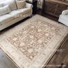 Alfombra de Piso Estilo Étnico Transfronterizo Terciopelo de Cristal Retro Alfombra para Sala de Estar Sofá Mesa de Café Persa Europea y Americana Etiquetado y Dropshipping Fabricante