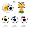 Nuevo Globo de Papel de Aluminio Trofeo de Fútbol Globo Mundial 2026 Suministros para Decoración de Fiesta en Centro Comercial