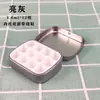 Paleta de Caja de Lata Mini para Bocetos al Aire Libre, Rejilla Portátil para Dispensar Pintura de Acuarela, Caja de Lata para Pegamento de Esmalte de Uñas