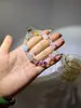 [Salón Arcoíris] Pulsera de Cristal Amarillo Natural en Forma de Torre para Mujer, Aguamarina, Cristal Blanco, Cristal Morado, Pulsera de Piedra Lunar Gris