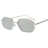 Óculos de sol com armação de metal 81304 armação pequena masculina lente cor transparente Marine óculos femininos moda europeia e americana