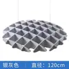 Paneles Absorbentes de Sonido Tridimensionales Colgantes de Techo de Fibra de Poliéster para Decoración de Techos de Salas de Conferencias de Oficinas