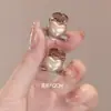 Mini Presilha de Cabelo Pequena em Formato de Coração para Mulheres, Presilha para Franja, Piranha Lateral, Novo Acessório de Cabelo de Alta Qualidade 2025