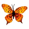 Cabeza de Flor de Mariposa de Goma Suave de Plástico, Decoración del Hogar con Flores Artificiales, Arreglo de Boda, Adornos al por Mayor, Decoración de Mesa para Exteriores
