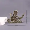 Adorno de Fénix de Latón Dragón y Fénix Auspicioso Oficina Hogar Boda Manualidad Regalo Mascota Fénix de Fuego Sala de Estar