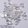 Explosões de unha vermelha da internet de fundo plano diamante de formato especial saco de material de joias pacote inteiro em estoque atacado material de decoração de armadura de usar