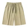 Shorts Masculinos de Seda Gelada Secagem Rápida 2026 Verão Esportes ao Ar Livre Corrida Basquete Tamanho Grande Calças de Comprimento Médio