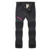 Pantalones de combate desmontables de lana de cordero para hombre y mujer, pantalones softshell para exteriores, pantalones de senderismo, pantalones de esquí con forro polar engrosado, a prueba de viento e impermeables