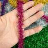 En Stock 2 cm 5 Piezas Hilo de Vidrio Dorado y Plateado Encaje Guirnalda de Navidad Cinta Decoración de Fiesta Juguete Accesorios DIY