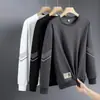 Nueva Sudadera Popular Sorona para Hombre Primavera y Otoño 2025, Engrosada, Sin Capucha, Invierno, Manga Larga, Cuello Redondo, Talla Grande, Ligera, para Uso al Aire Libre