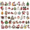 Serie de Dibujos Animados Navideños Colgante Lindo de Papá Noel con Goteo de Aceite Copo de Nieve Colgante Regalo Accesorios de Joyería de Reno
