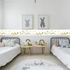 Adesivos de Parede Criativos de Desenho Animado com Animais do Oceano, Decorações Impermeáveis para Linha da Cintura e Rodapés para Quartos de Crianças, Banheiros, Bordas de Piscinas e Peitoris de Janelas