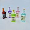 Garrafa de vinho de resina adereços de vinho simulação mini joias DIY decoração novos produtos atacado capa de celular luz noturna pequenos acessórios