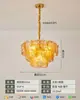 Lustre de nuvem de vidro Hugh Lesli retro de luxo leve francês, luz principal de sala de estar de ponta, luminária para sala de jantar e quarto