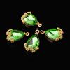 Conjunto de flor de ciruelo con encaje de cristal, colgante de gota, collar, pulsera, pendientes, horquilla, borlas, accesorios.