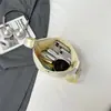 Bolsa de tela fresca estilo coreano para mujer 2026 Nueva versátil para el trabajo, viajes, bolso de hombro para teléfono móvil, bolso cruzado tipo cubo