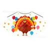 Fábrica de Capas Infantiles Personalizadas Europeas y Americanas para Acción de Gracias Capas Infantiles de Pavo para Acción de Gracias con Cordones Hechas a Medida